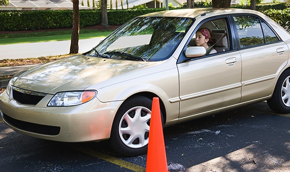 safe driving tips for new beginner drive parking practice