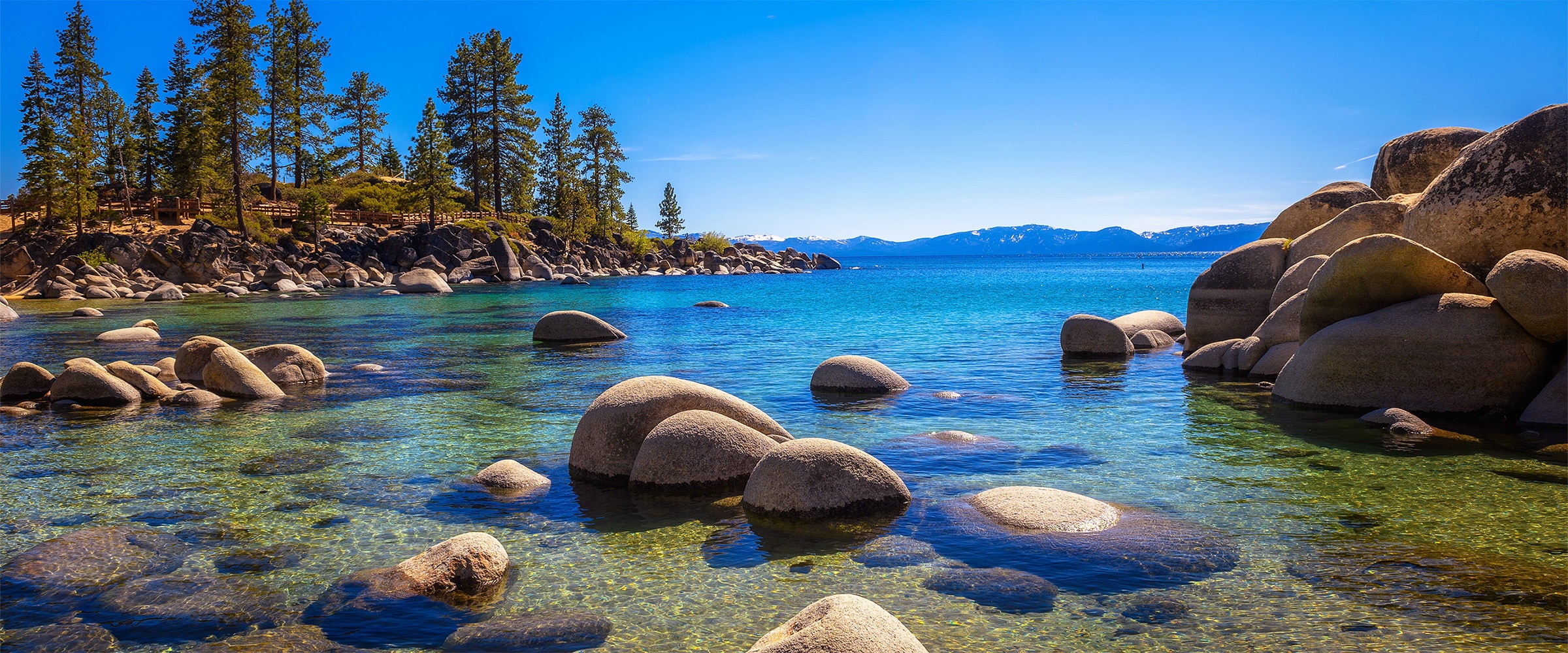 Photograph of Lake Tahoe.