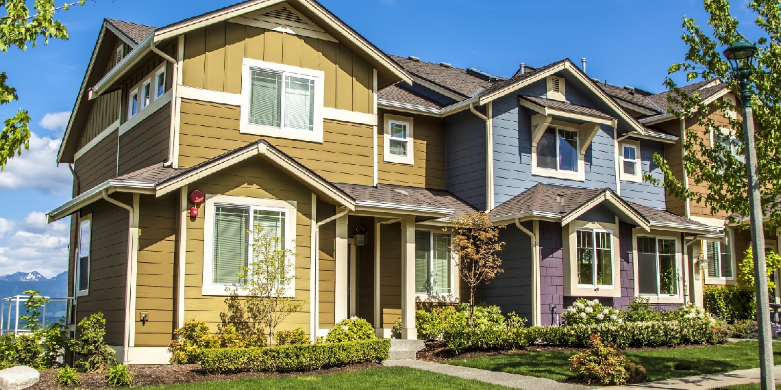 Photo of duplex housing.